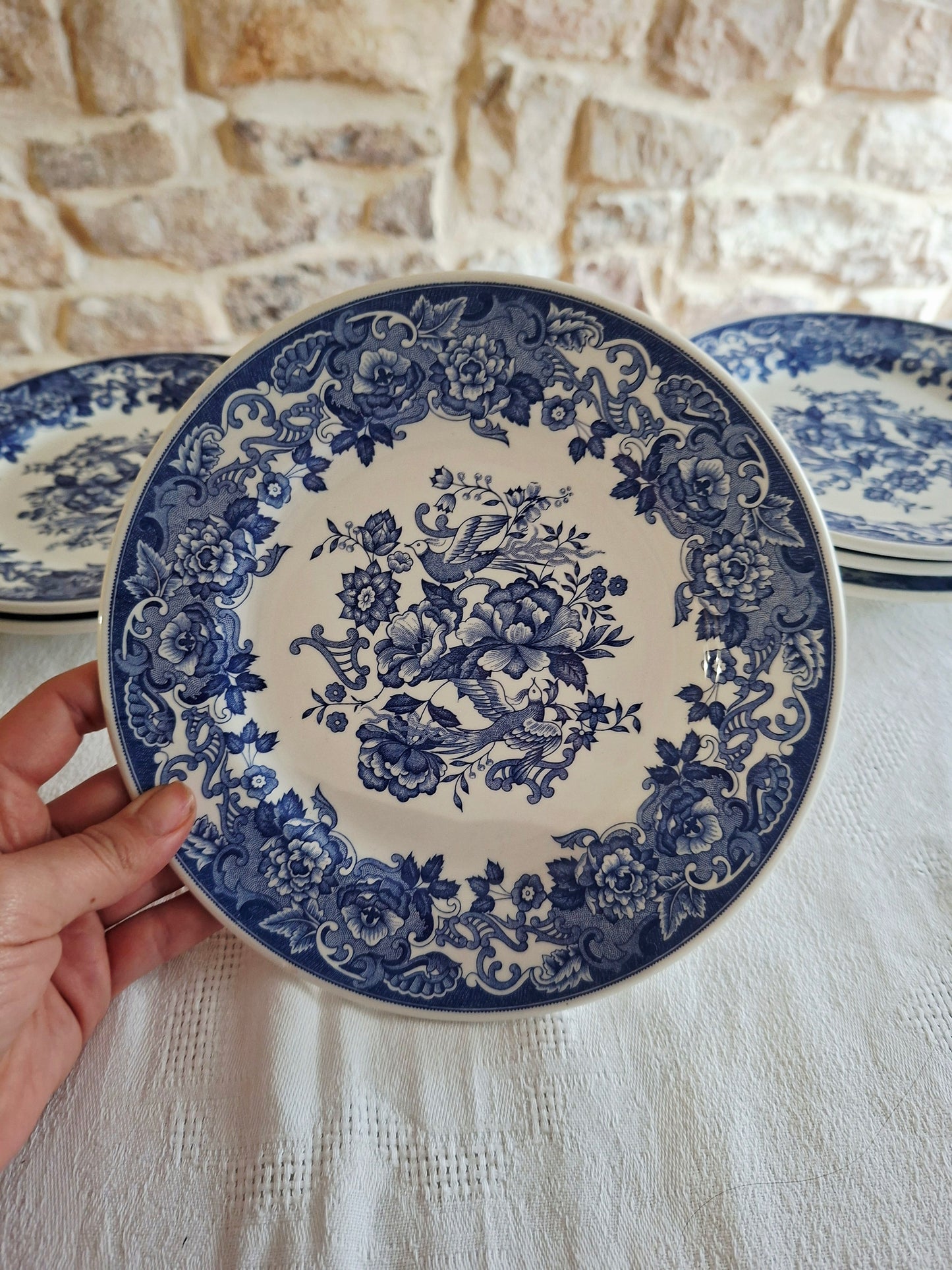 Lot de 8 assiettes à dessert