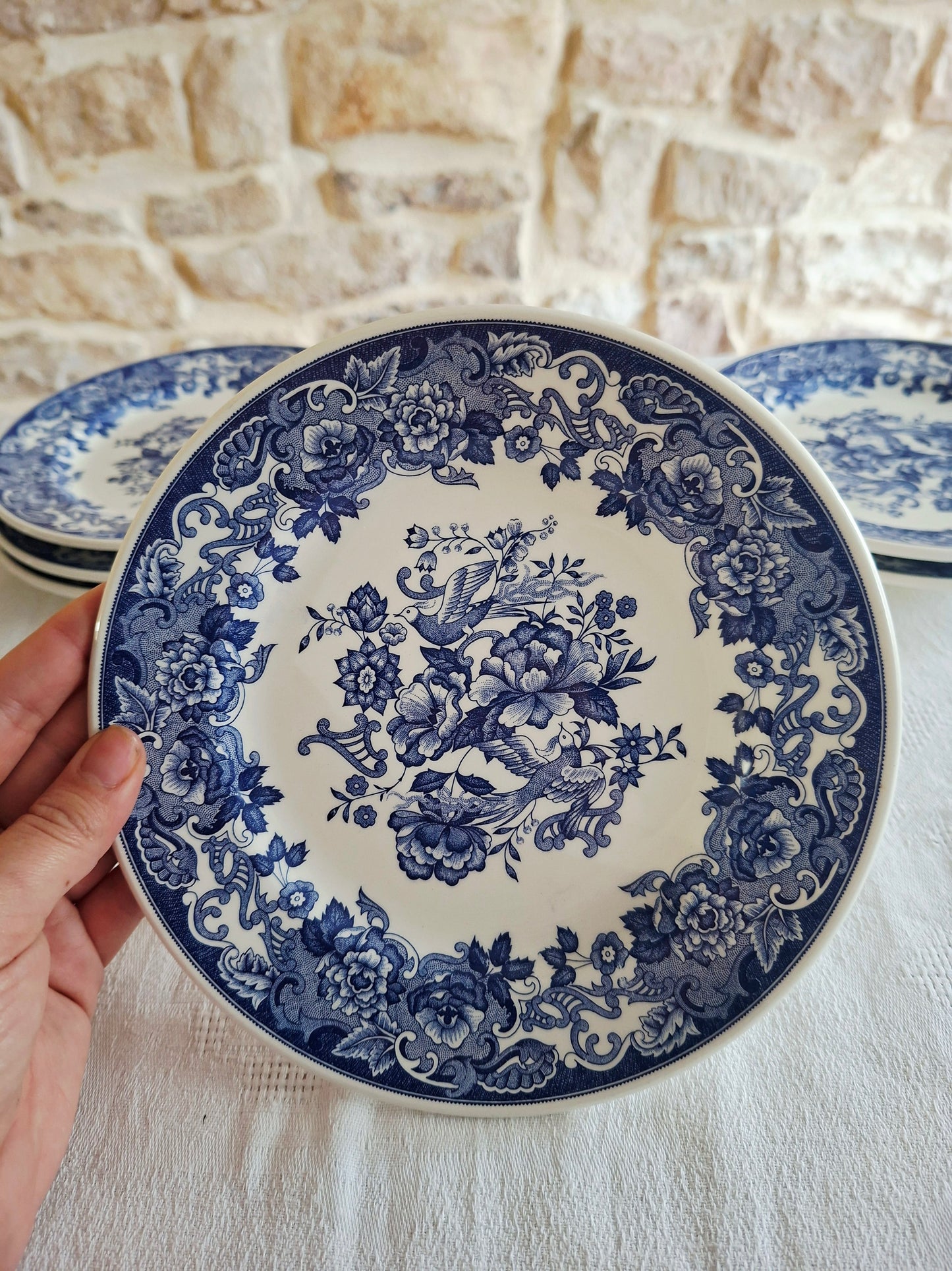 Lot de 8 assiettes à dessert