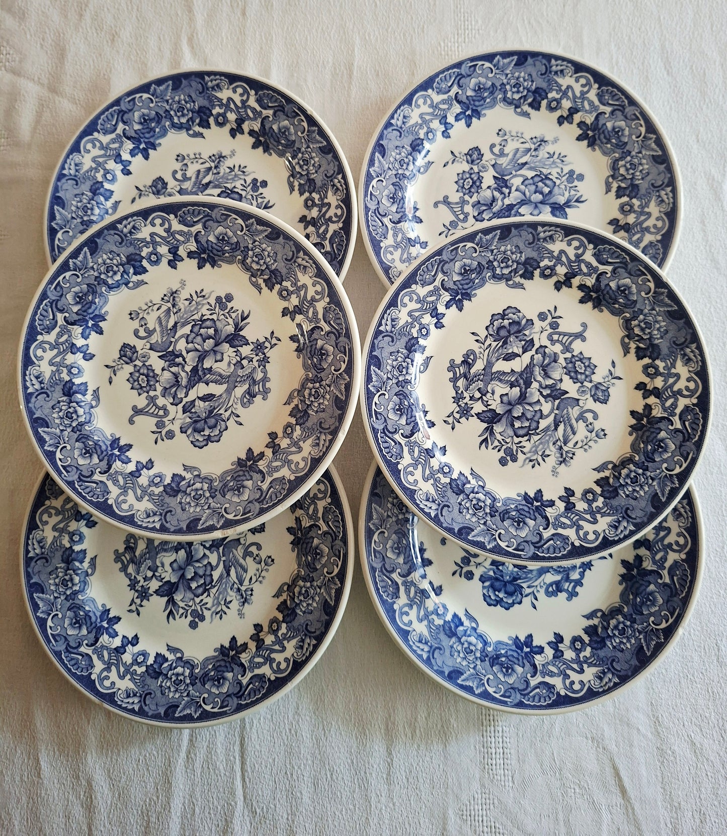 Lot de 6 assiettes à dessert