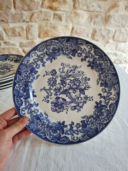 Lot de 6 assiettes plates