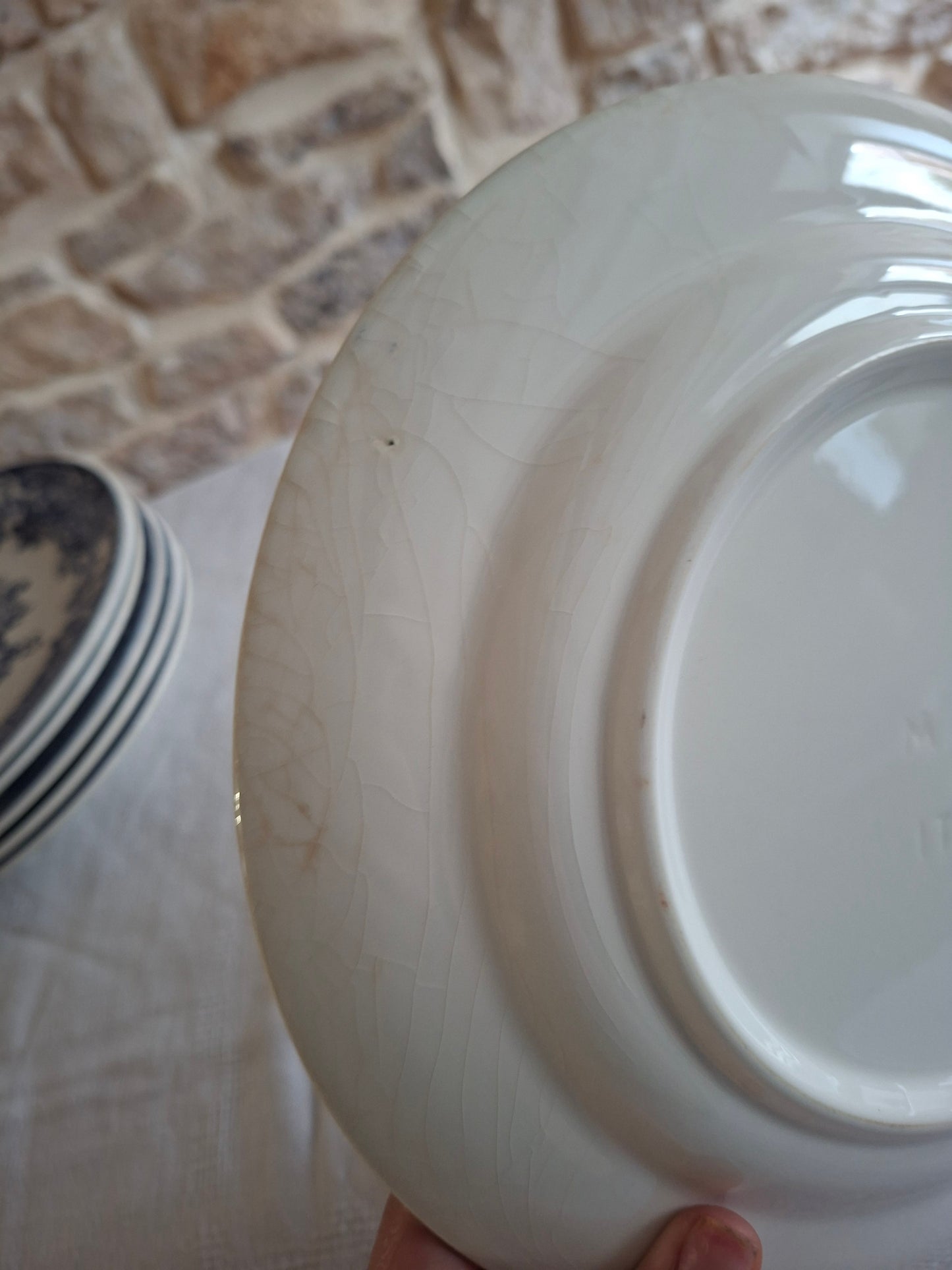 Lot de 6 assiettes plates