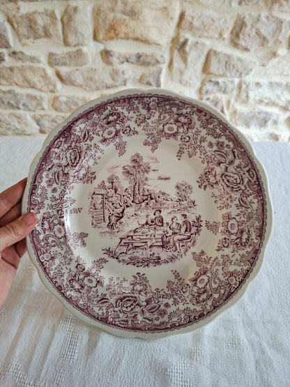 Juego de 8 platos planos
