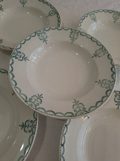 assiettes creuses Moulins des Loups & Hamage.
