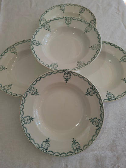 assiettes creuses Moulins des Loups & Hamage.