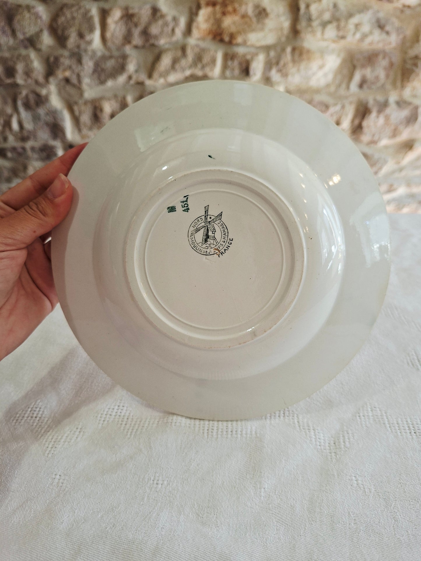 assiettes creuses Moulins des Loups & Hamage.
