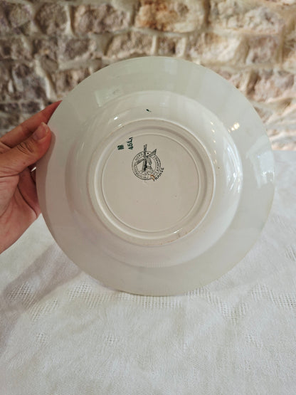 assiettes creuses Moulins des Loups & Hamage.