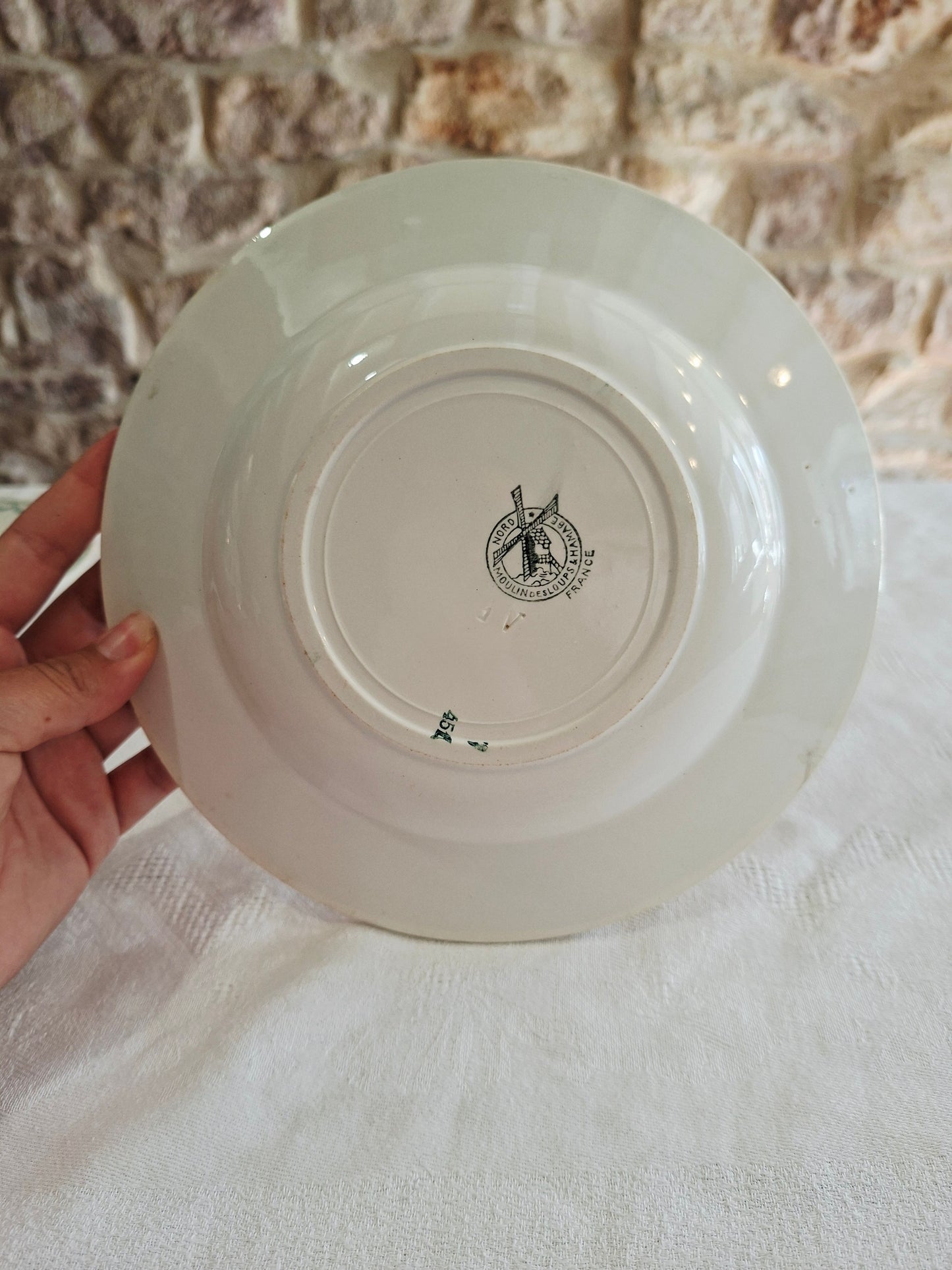 assiettes creuses Moulins des Loups & Hamage.