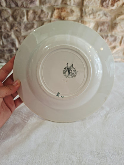 assiettes creuses Moulins des Loups & Hamage.