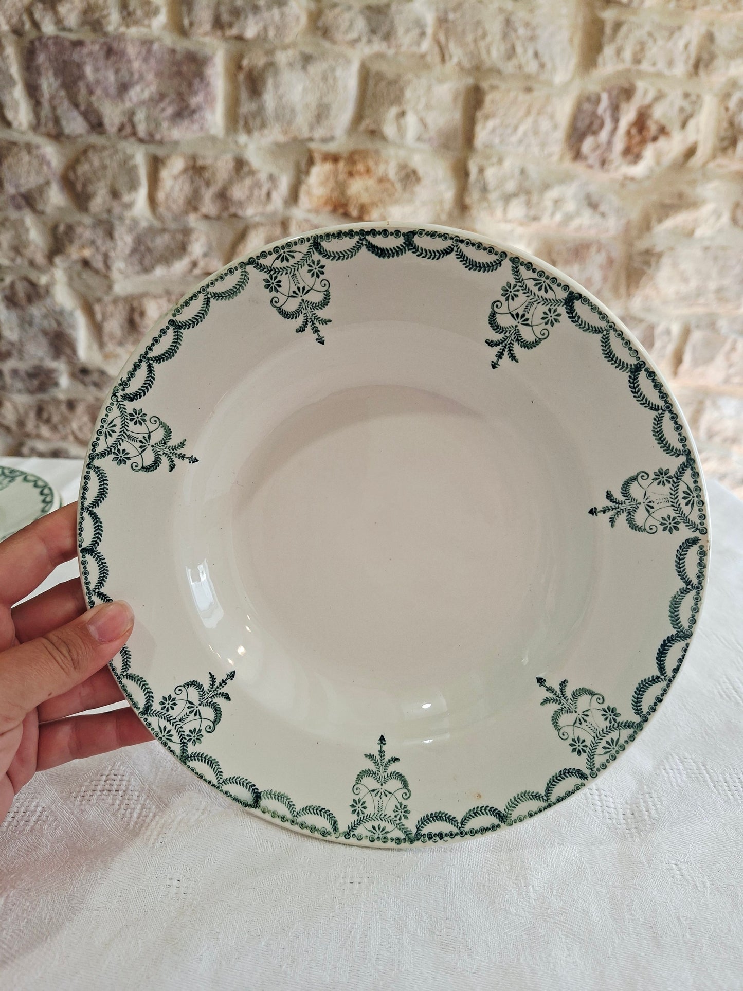 assiettes creuses Moulins des Loups & Hamage.