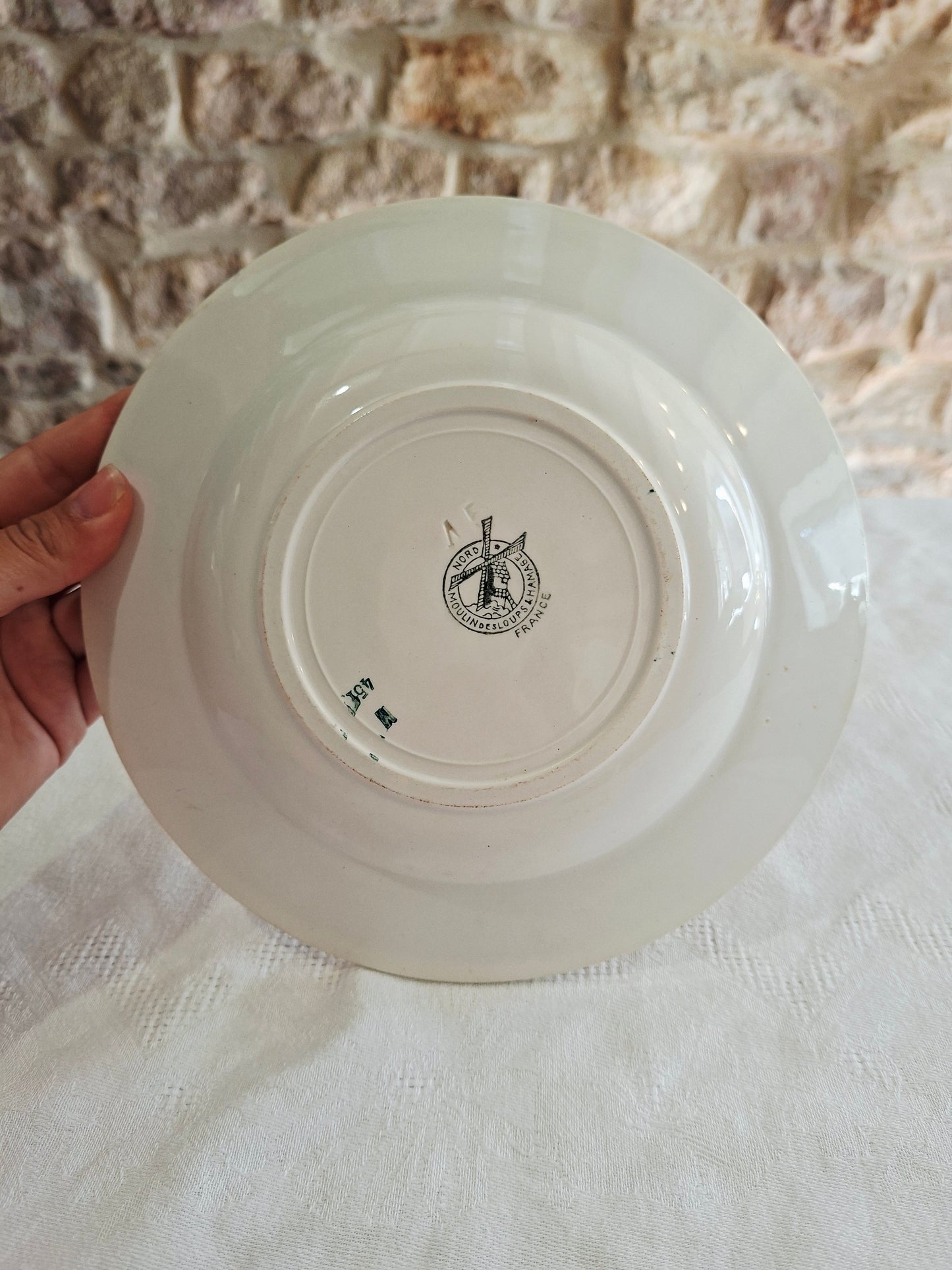 assiettes creuses Moulins des Loups & Hamage.