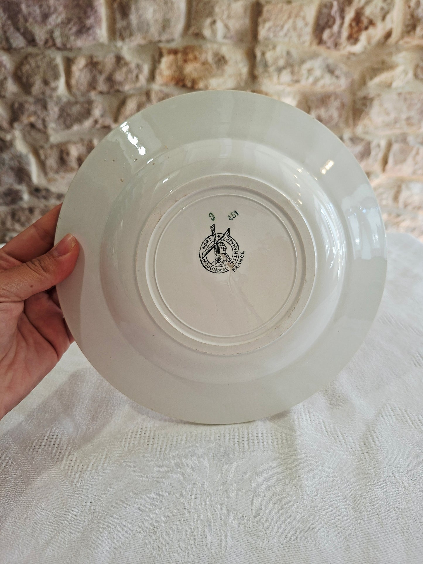 assiettes creuses Moulins des Loups & Hamage.