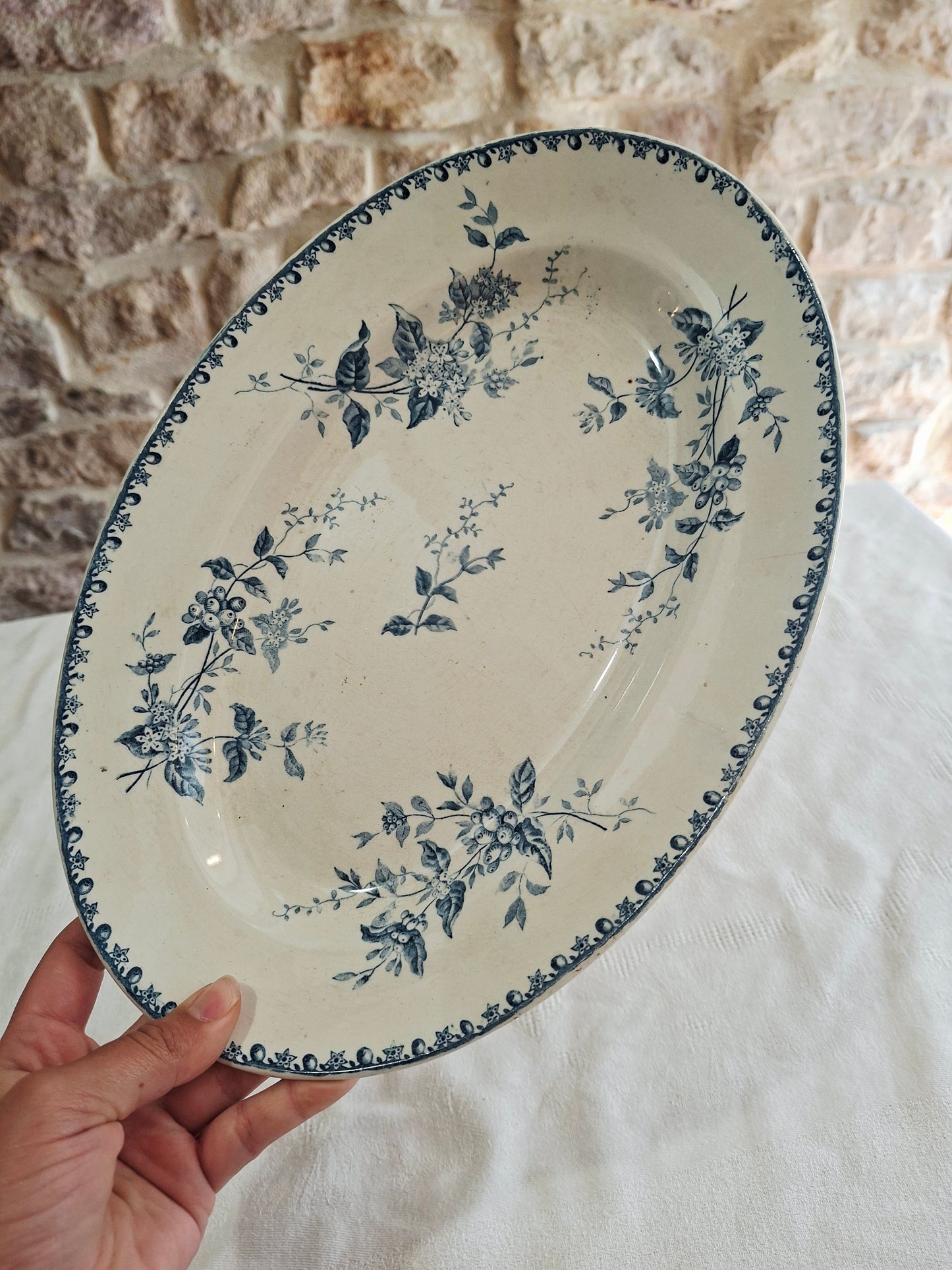 Plat ovale Saint-Amand&Hamage