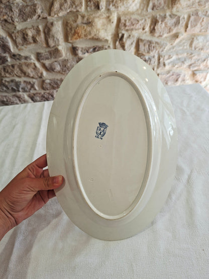 Plat ovale Saint-Amand&Hamage