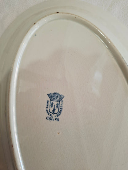 Plat ovale Saint-Amand&Hamage