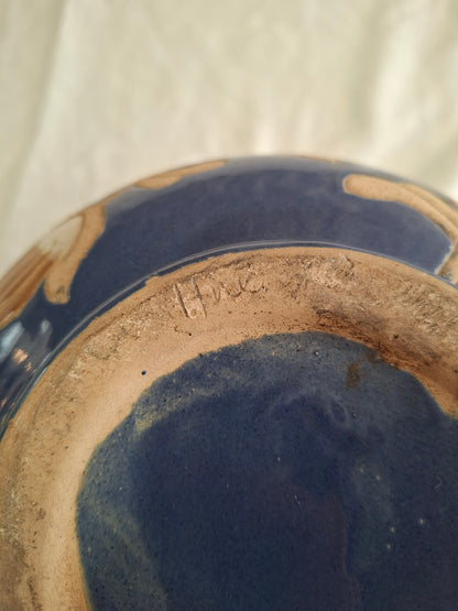 Vase boule en grès - Art Déco