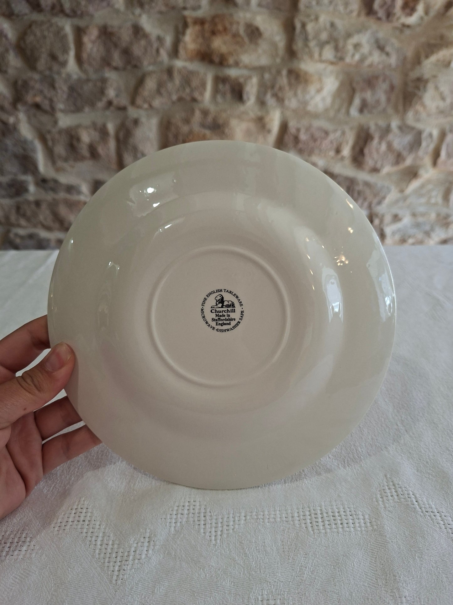 Assiettes plates Churchill