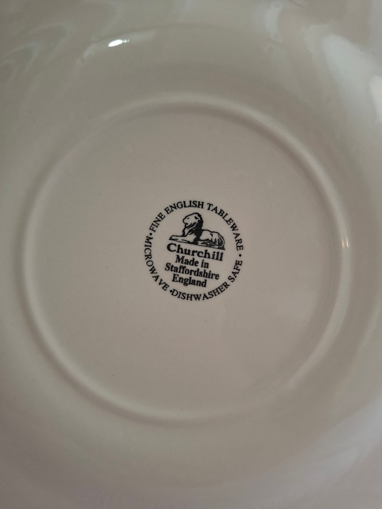 Assiettes plates Churchill