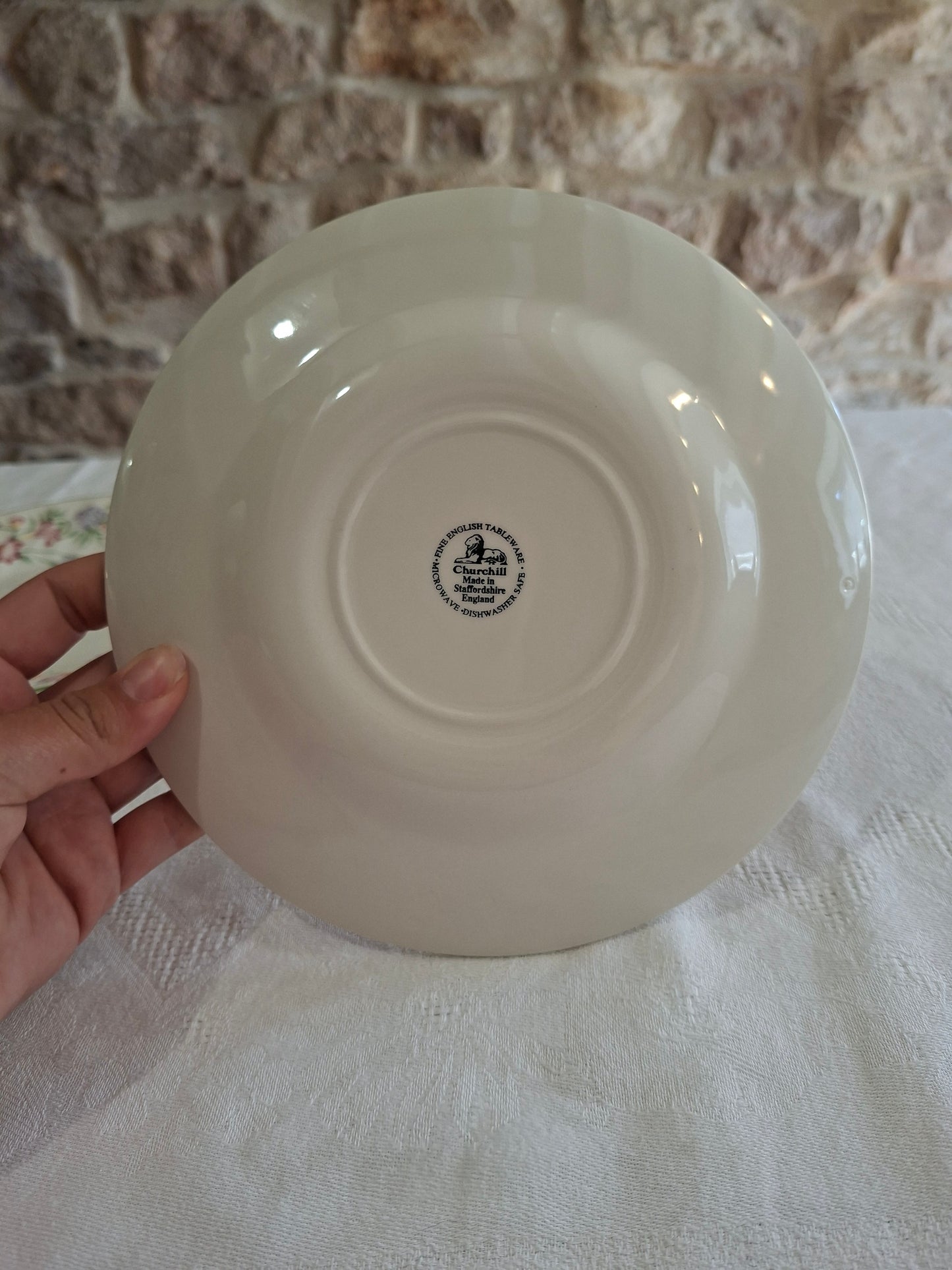 Assiettes plates Churchill