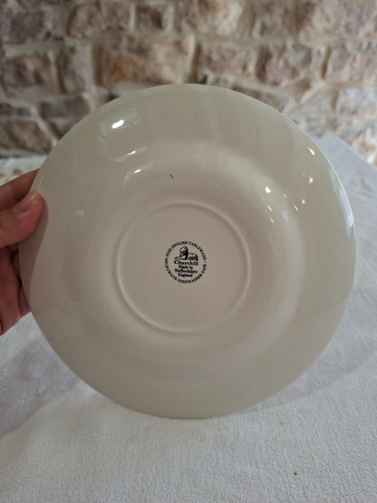 Assiettes plates Churchill