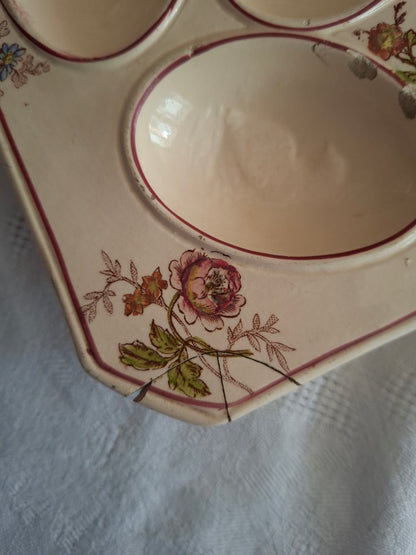 Plat à œufs Longchamp ancien – Faïence française