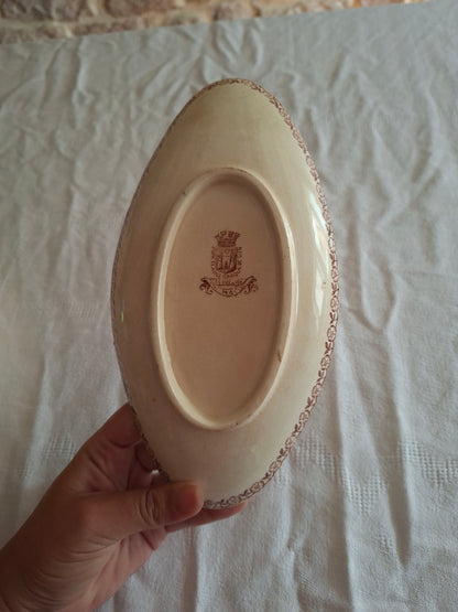 Paire de raviers de la Manufacture de Gien – Modèle Mai