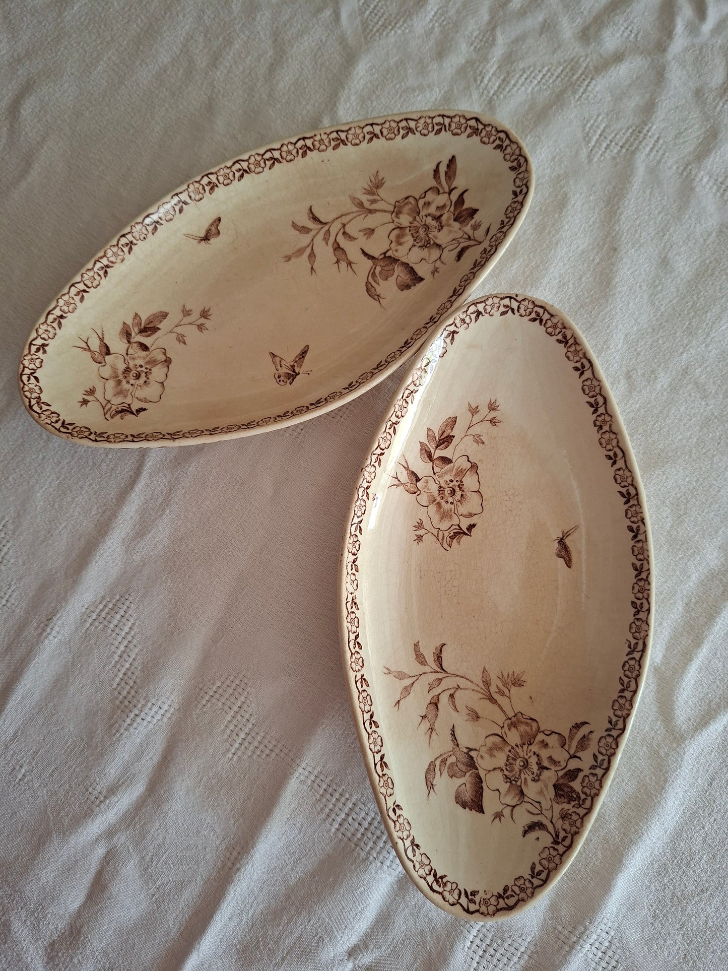 paire de raviers de la Manufacture de Gien – Modèle Mai (2)