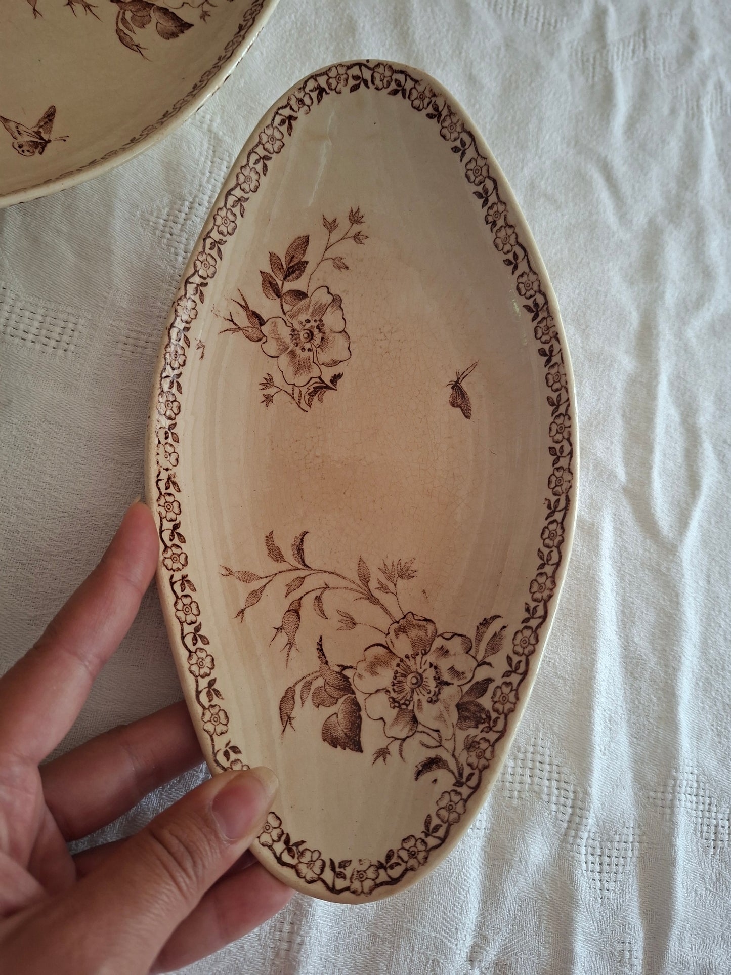 paire de raviers de la Manufacture de Gien – Modèle Mai (2)
