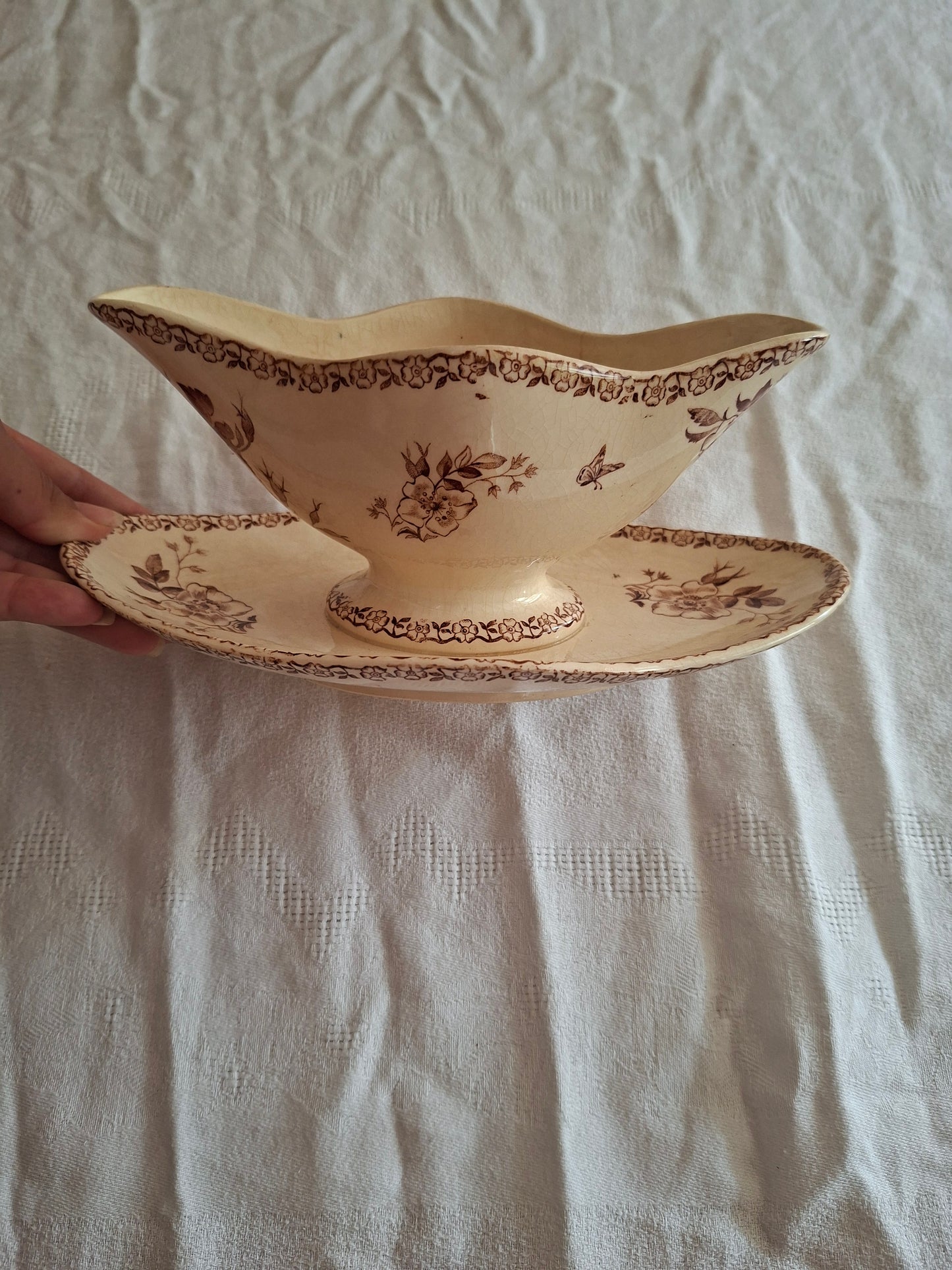 Saucière de la Manufacture de Gien – Modèle Mai