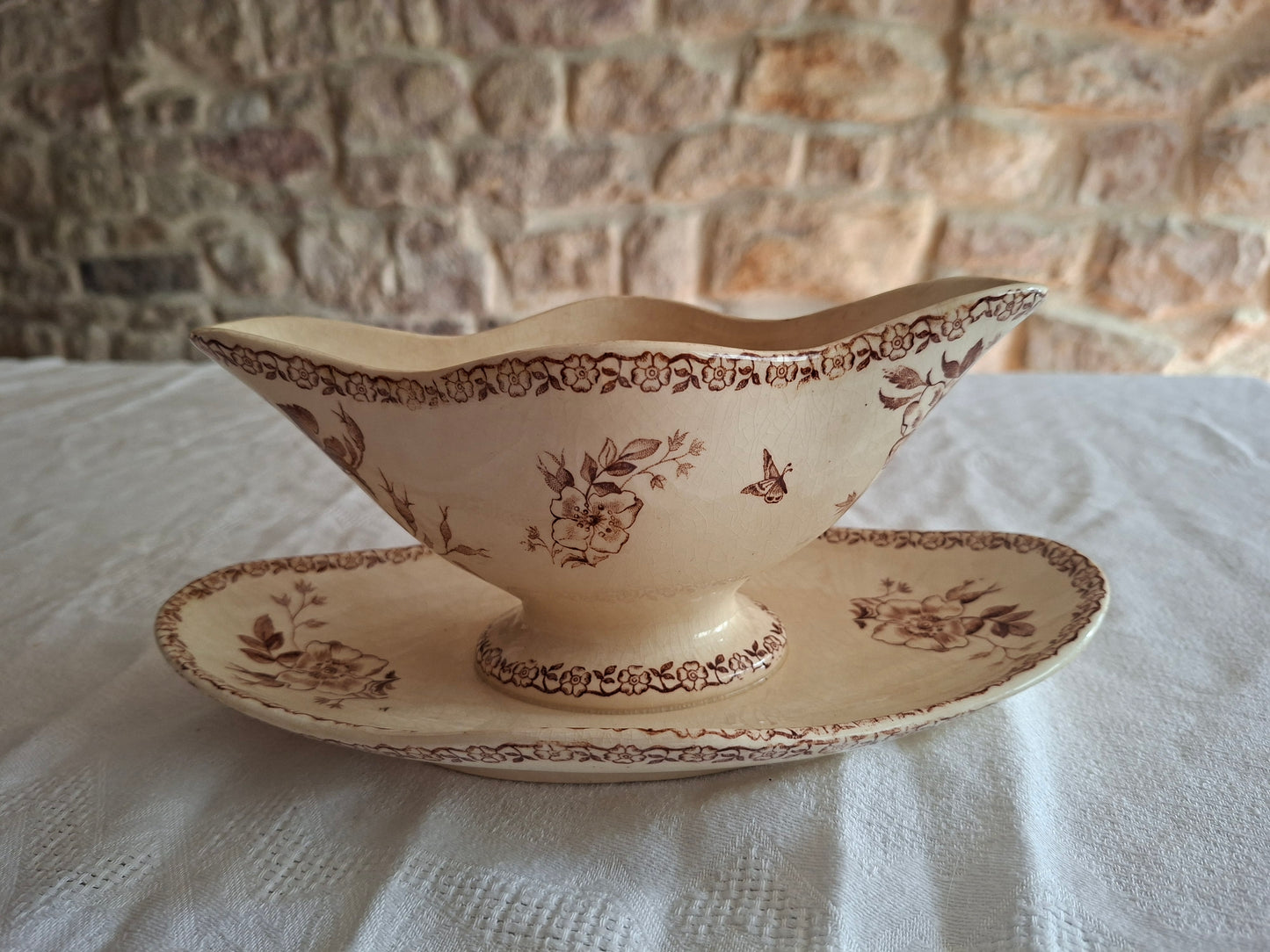 Saucière de la Manufacture de Gien – Modèle Mai