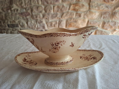 Saucière de la Manufacture de Gien – Modèle Mai