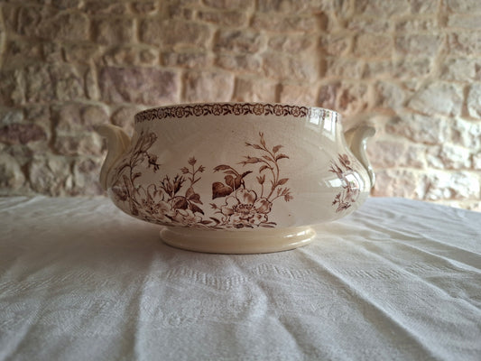 Soupière sans couvercle (saladier) de la Manufacture de Gien – Modèle Mai