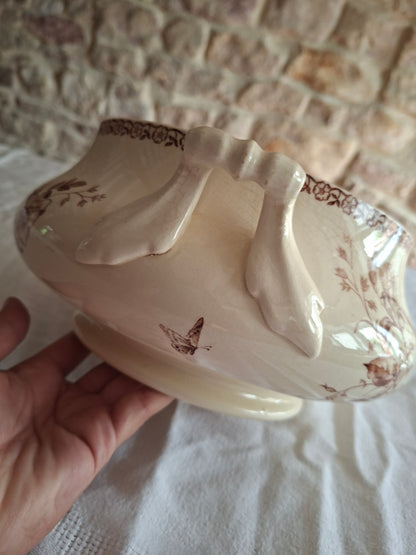 Soupière sans couvercle (saladier) de la Manufacture de Gien – Modèle Mai