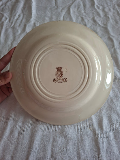 Lot de 8 assiettes plates de la Manufacture de Gien – Modèle Mai (1)