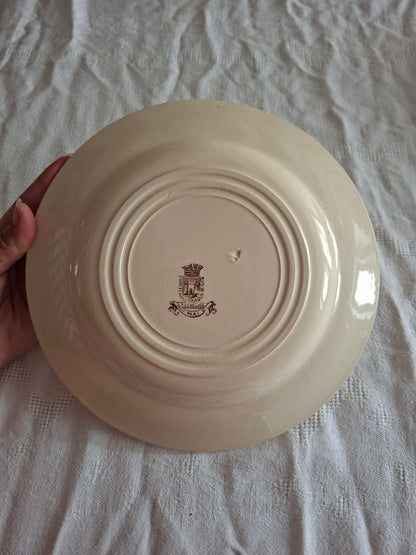 Lot de 8 assiettes plates de la Manufacture de Gien – Modèle Mai (2)