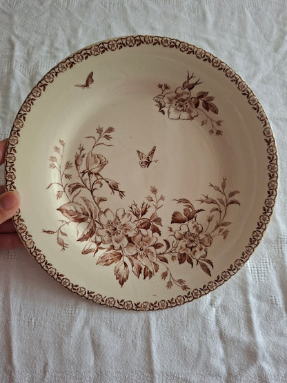 Lot de 8 assiettes plates de la Manufacture de Gien – Modèle Mai (2)