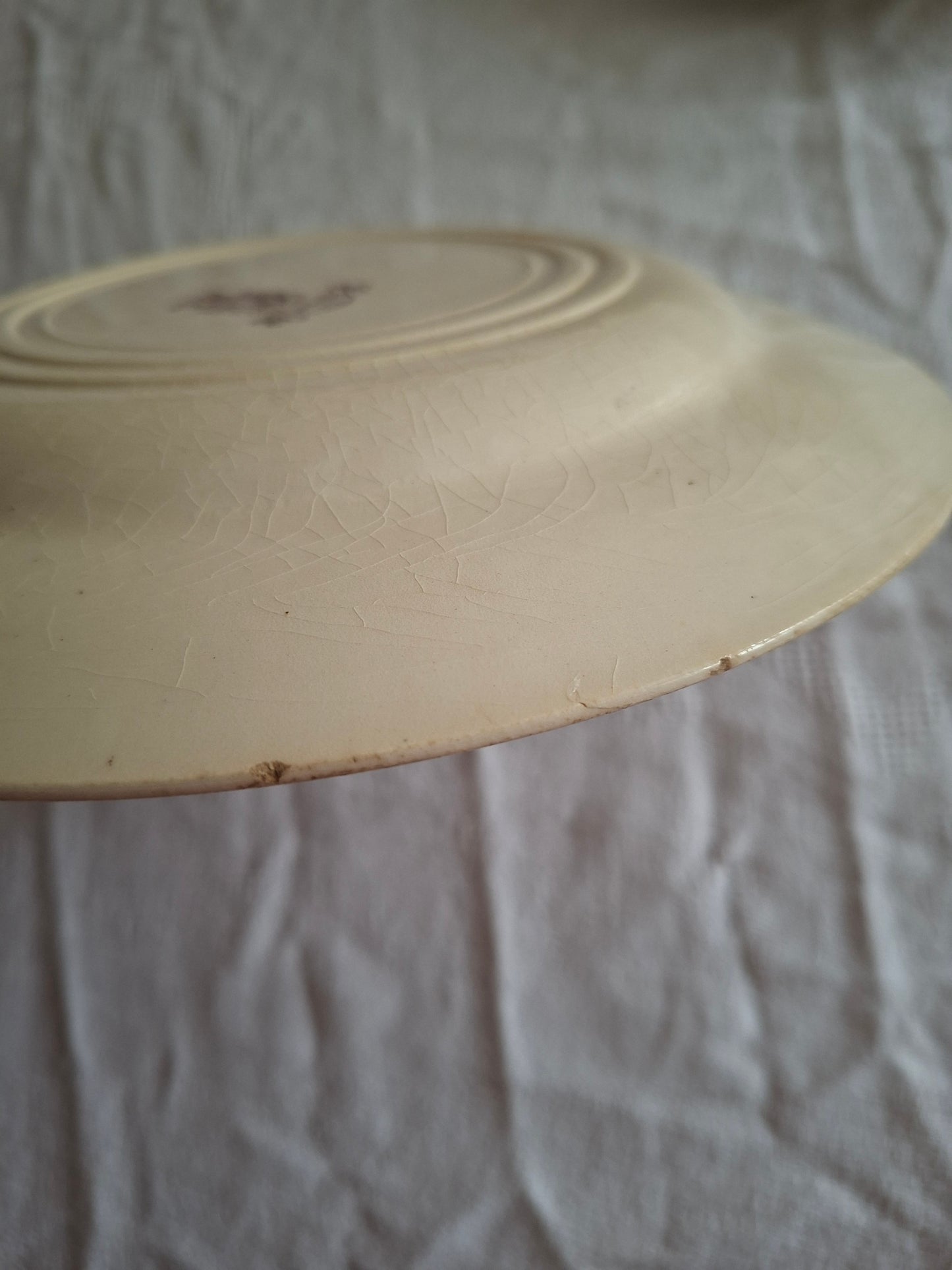 Lot de 8 assiettes plates de la Manufacture de Gien – Modèle Mai (2)