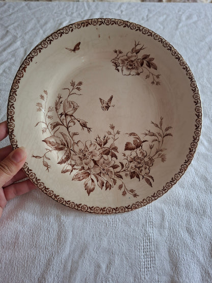 Assiette plate de la Manufacture de Gien – Modèle Mai