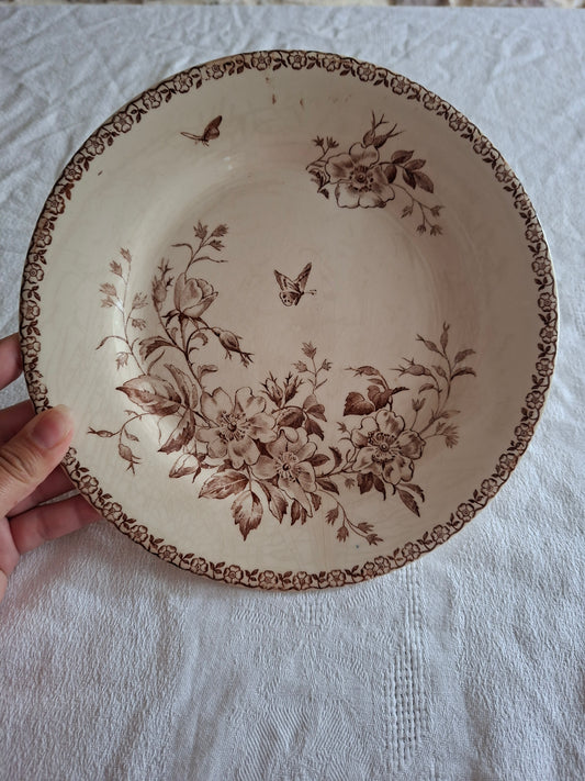 Assiette plate de la Manufacture de Gien – Modèle Mai