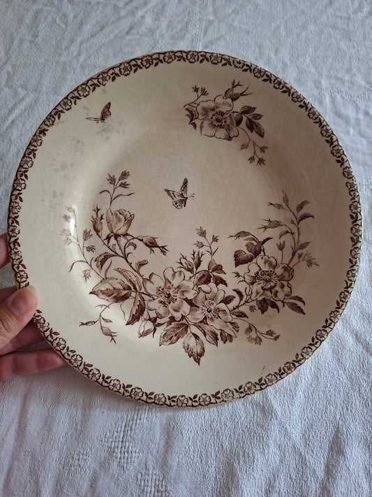 Assiette plate de la Manufacture de Gien – Modèle Mai (2)