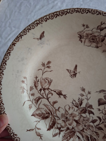 Assiette plate de la Manufacture de Gien – Modèle Mai (2)