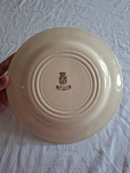 Assiette plate de la Manufacture de Gien – Modèle Mai (2)