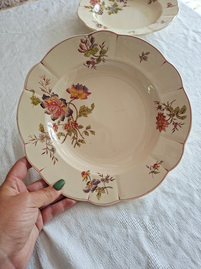 Lot de 6 assiettes creuses Longchamp
