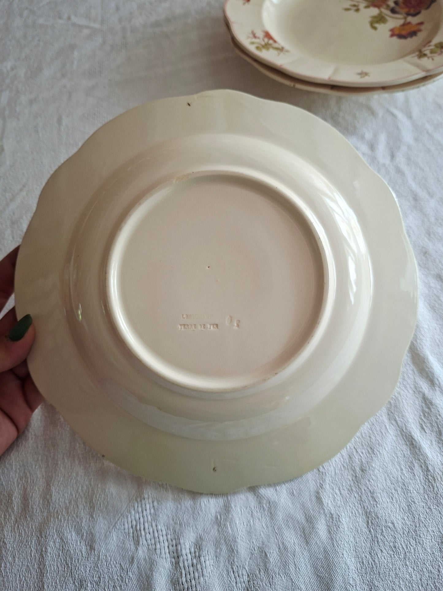 Lot de 6 assiettes creuses Longchamp