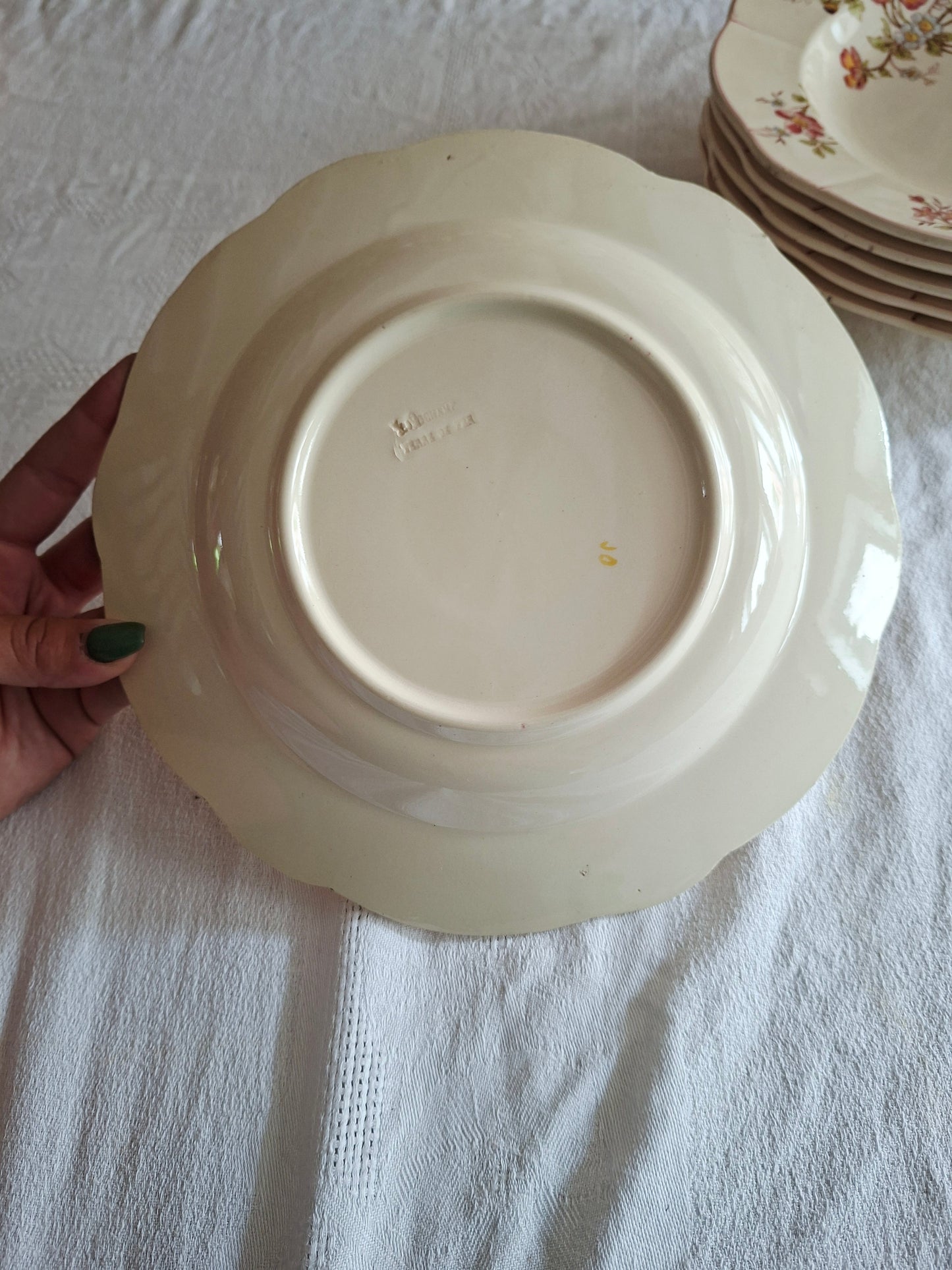 Lot de 6 assiettes creuses Longchamp