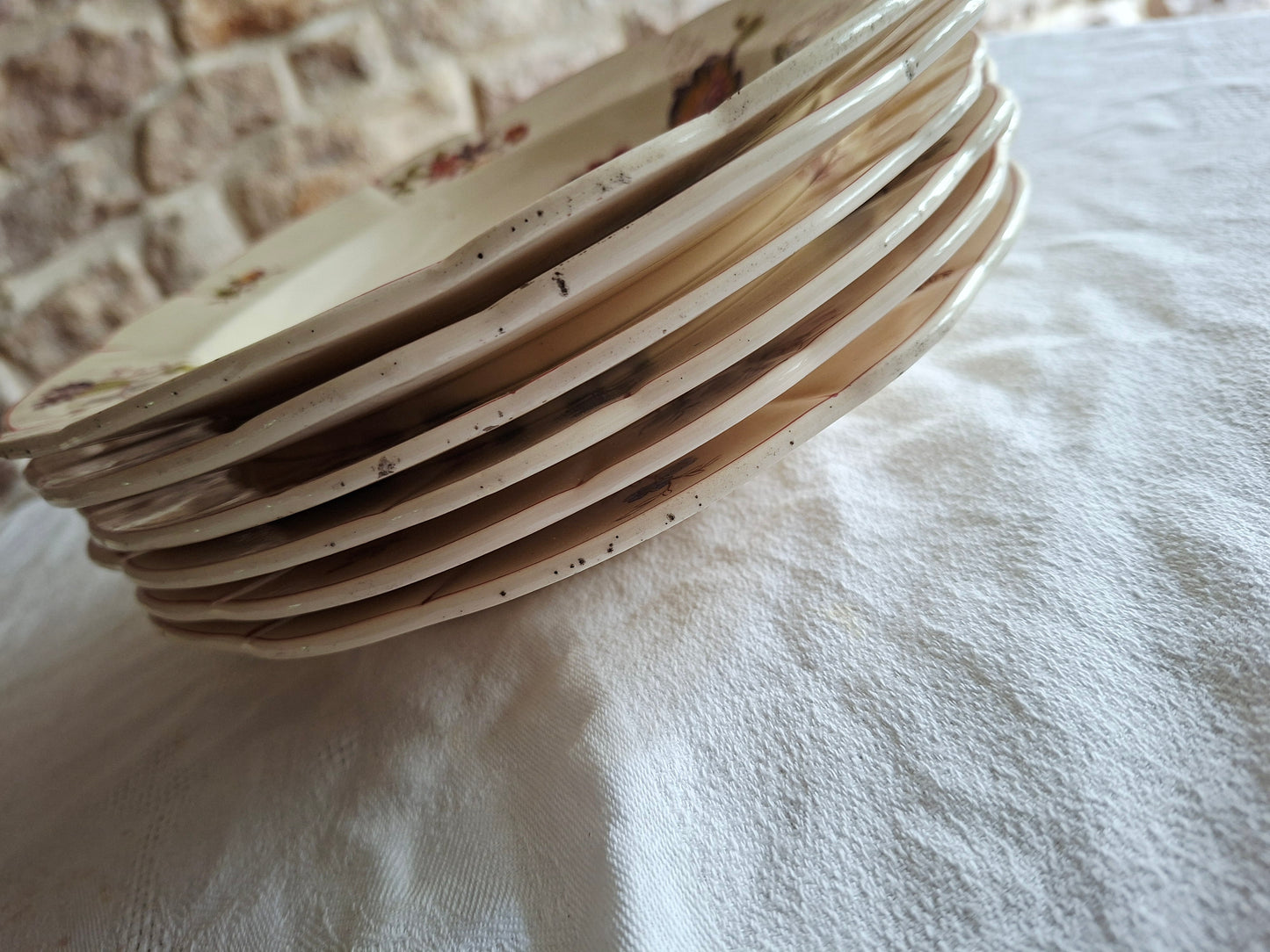 Lot de 6 assiettes creuses Longchamp