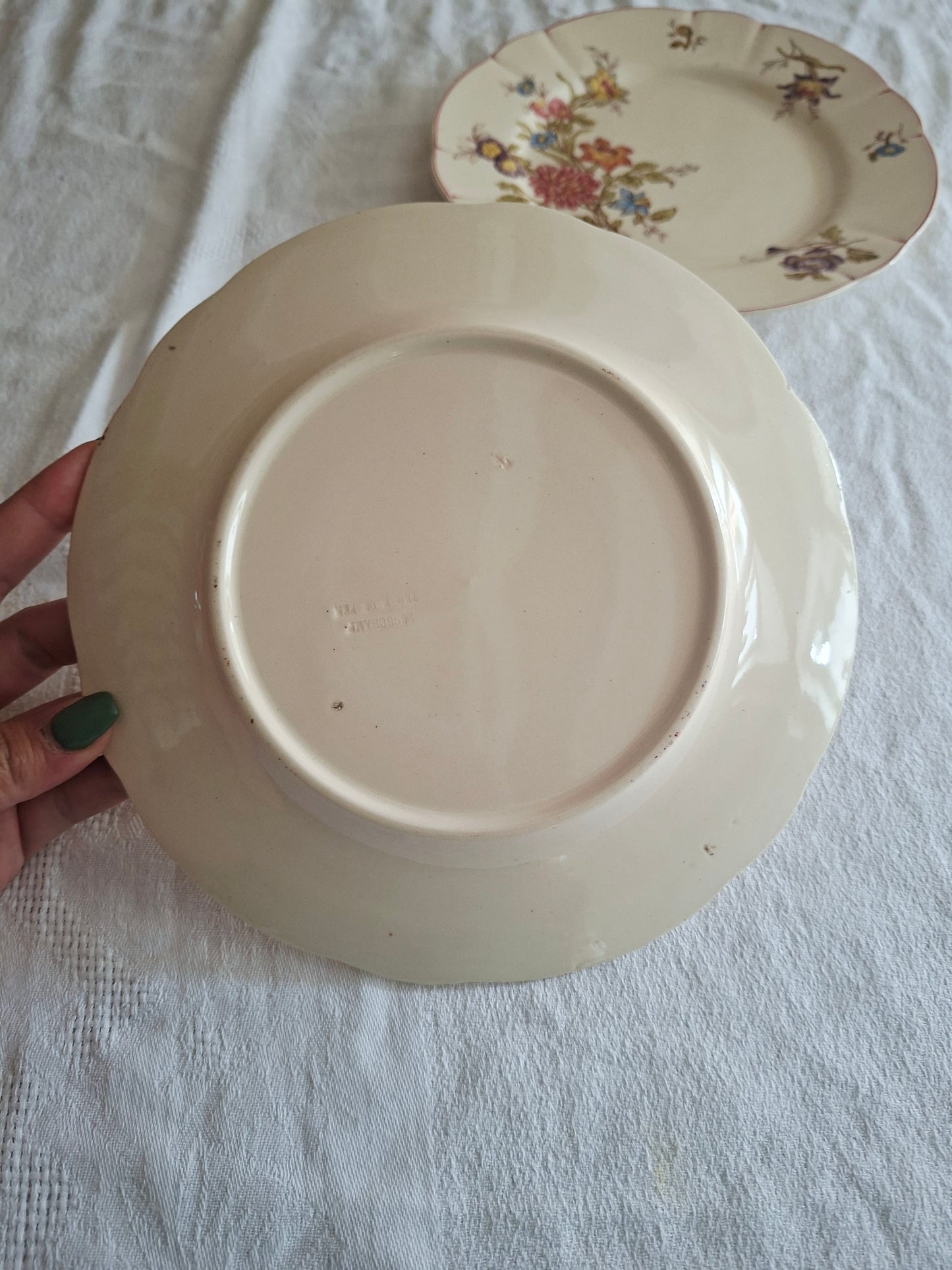 Lot de 6 assiettes à dessert Longchamp (2)