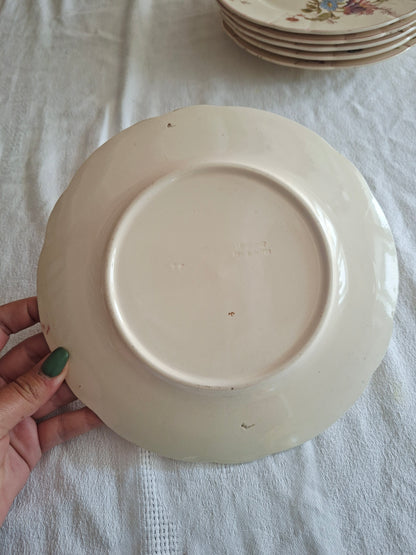 Lot de 6 assiettes à dessert Longchamp (2)