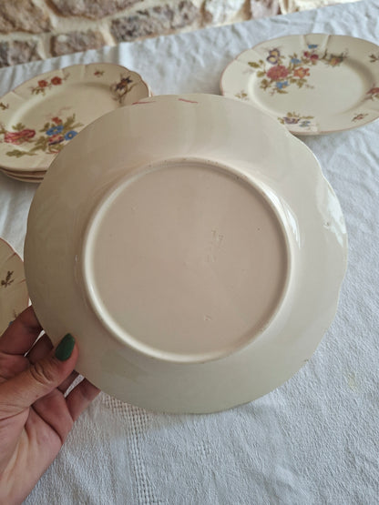 Lot de 6 assiettes à dessert Longchamp (1)