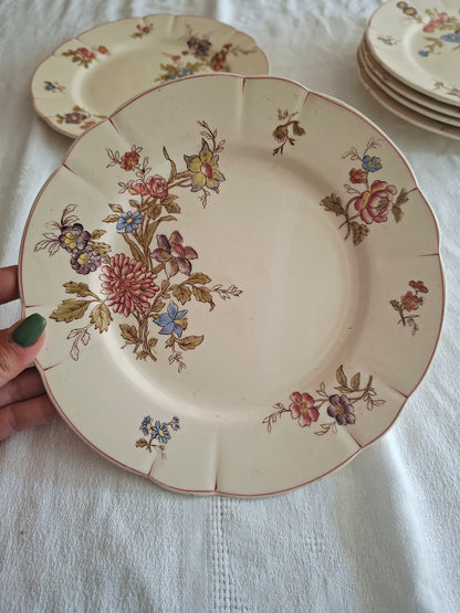 Lot de 6 assiettes à dessert Longchamp (1)