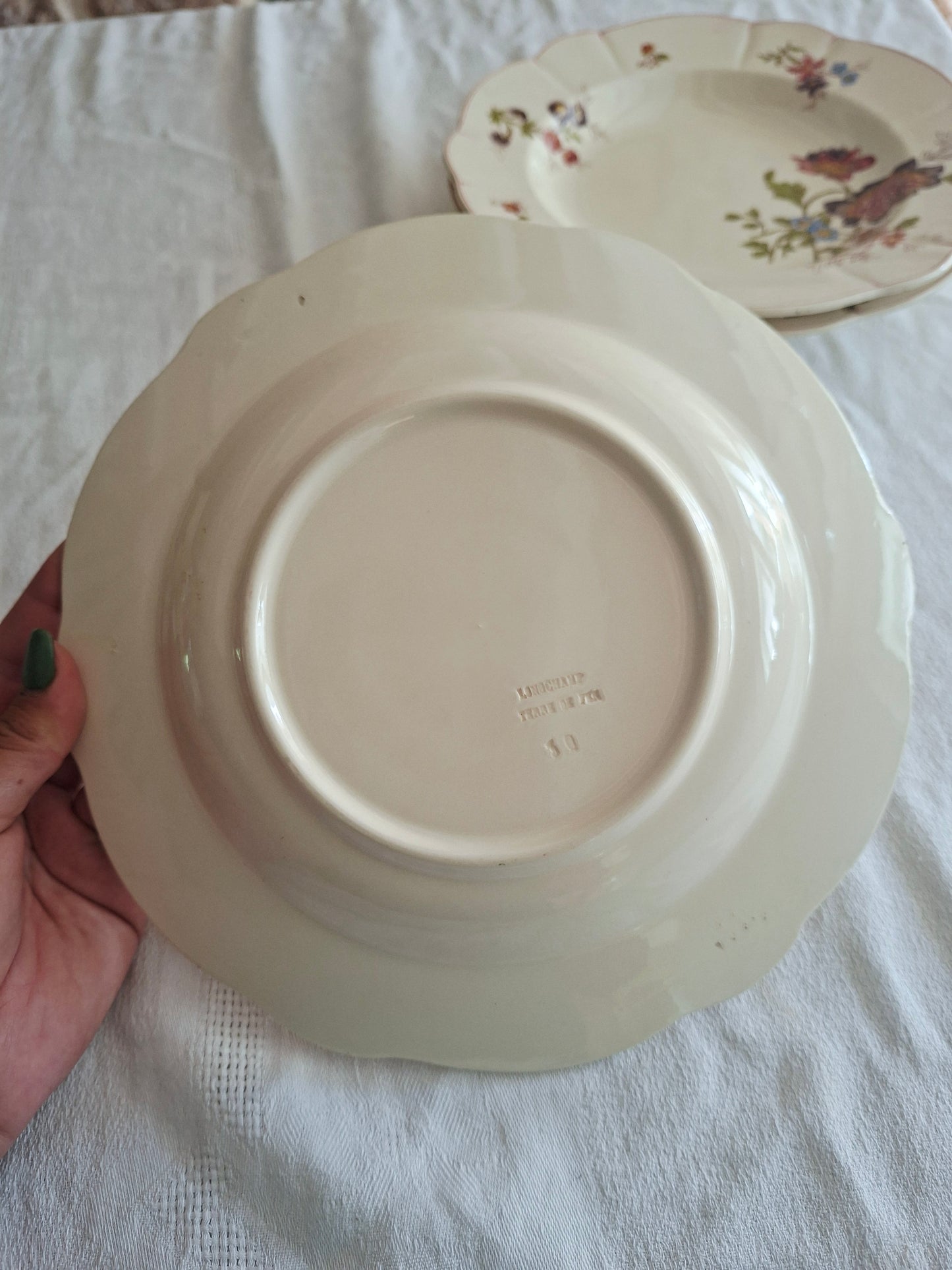 Lot de 4 assiettes creuses Longchamp